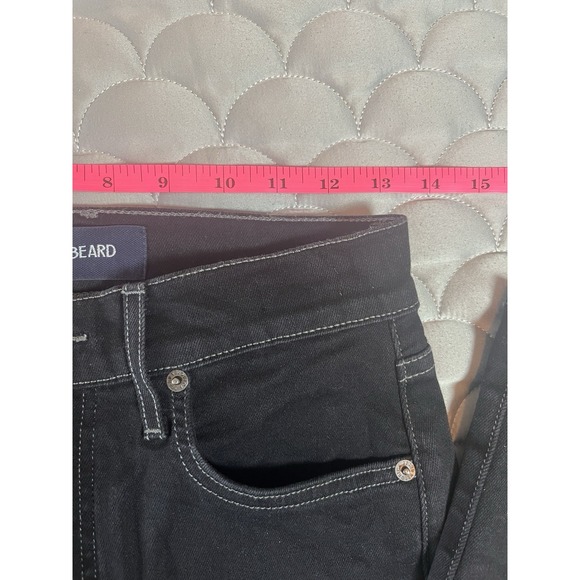 Veronica Beard Women's Alenah Slim Straight High Rise Jeans Size 27 Onyx Black - Picture 8 of 9